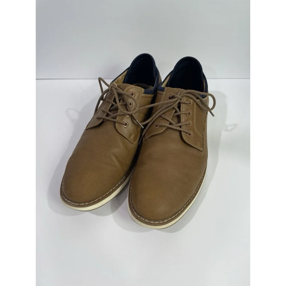Aldo Mens Brown Lace-up‎ Casual Dress Shoes Oxford Style size 10.5